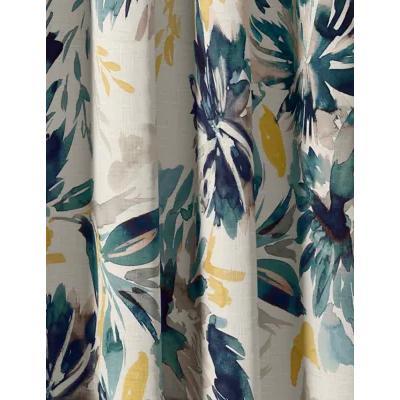 Marks & Spencer M&S Watercolour Eyelet Curtains - STD54 - Blue Mix, Blue Mix
