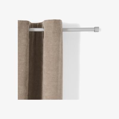 Made.com Jovian Eyelet Lined Pair of Curtains, 135 x 260 cm, Taupe