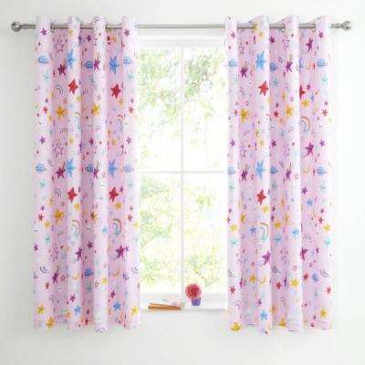 Downtown Catherine Lansfield Happy Stars Curtains 66x72