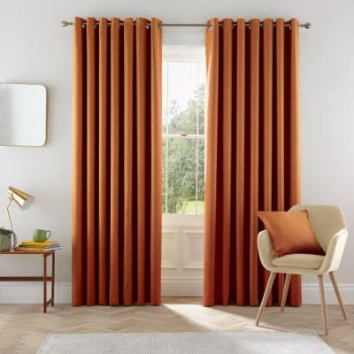 Downtown Helena Springfield Eden Ginger Ready Made Curtains