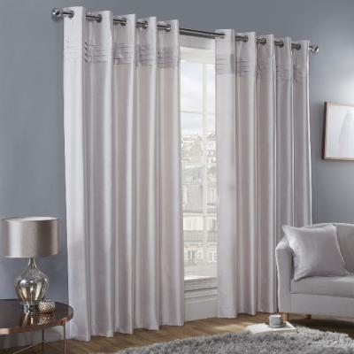 The Range Freya Blockout Eyelet Curtains - Mink / 229cm