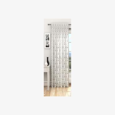 The Range Daisy Glitter Voile Panel - Grey / 137cm