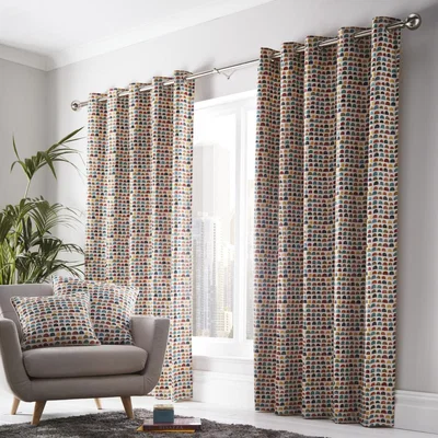 The Range Chicago Eyelet Curtains - Multi / 137cm / 117cm