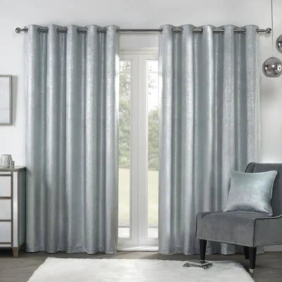 The Range Samira Eyelet Curtains - 183cm