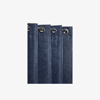 The Range Ambiance Thermal Blackout Eyelet Curtains - Navy / 228cm / 168cm