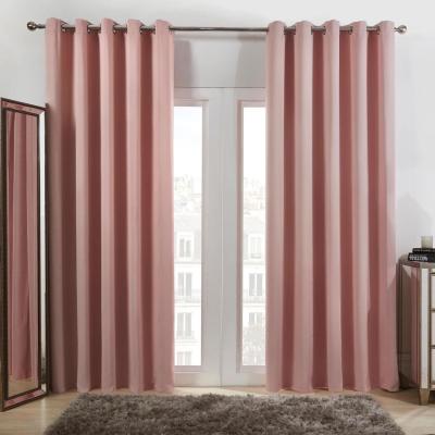 The Range Blackout Eyelet Pair Of Thermal Curtains - Blush / 90" wide x 90" drop / 2.4kg