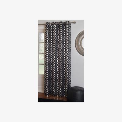 The Range Sierra Foil Print Blackout Panel - Black