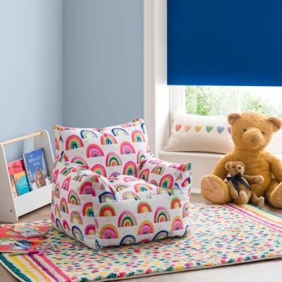 Dunelm Kids Rainbow Bean Bag Chair