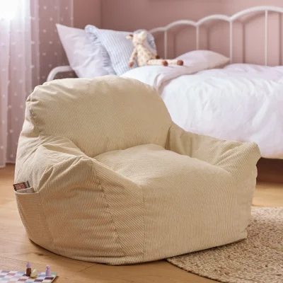 Habitat Habitat Kids Corduroy Large Bean Bag Chair - Cream