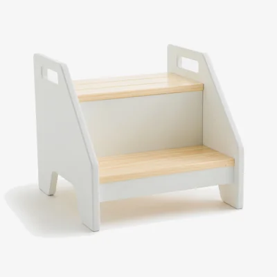 La Redoute Adil Painted Pine Child's Step Stool