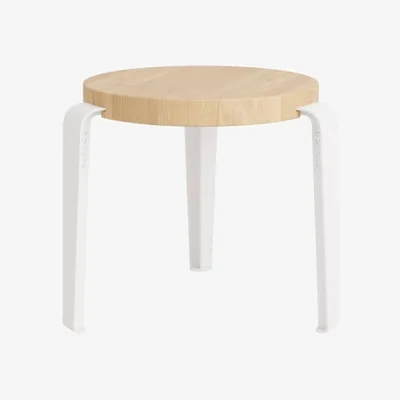 Made in Design Mini Lou Children stool wood white / H 30 cm - TIPTOE