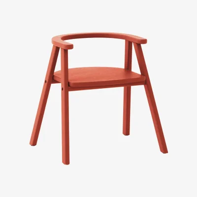 Made in Design Growing Green Children's chair wood red - NOBODINOZ