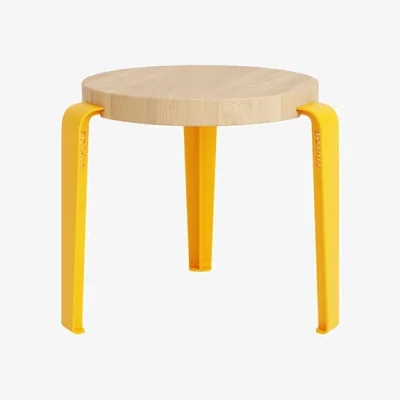 Made in Design Mini Lou Children stool wood yellow / H 30 cm - TIPTOE
