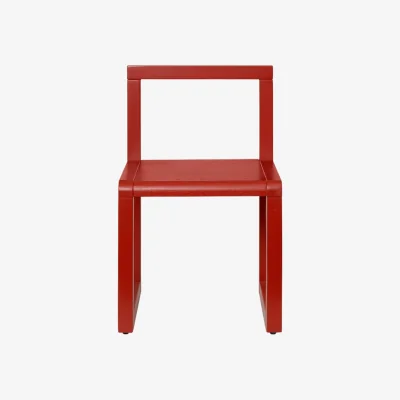 Made in Design Little Architect Children's chair wood red - Ferm Living