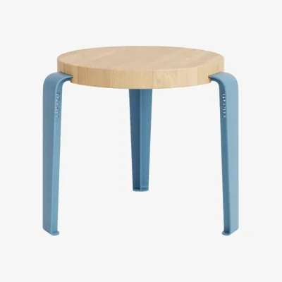 Made in Design Mini Lou Children stool wood blue / H 30 cm - TIPTOE