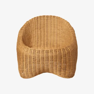 Nordic Nest Ferm Living Willora kids lounge chair Natural