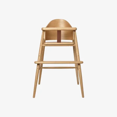 Nordic Nest Ferm Living Mura childrens chair Untreated oak