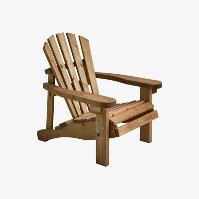 Nordic Nest Brafab Gnarp kids deck chair Oiled pine