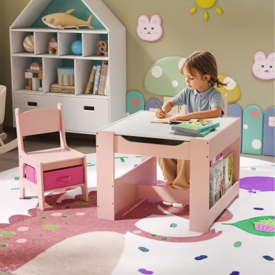 The Range 4 in 1 Toddler Activity Table and Chair - Pink