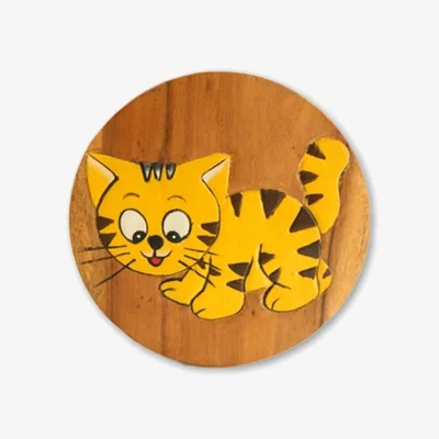 The Range Children's Wooden Stools - Safari - Brown