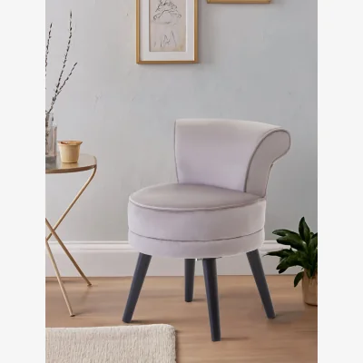 The Range Kids Loretta Mink Velvet Chair - Brown