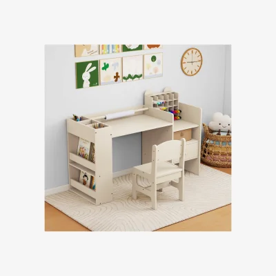 The Range Toddler Painting Study Desk Chair Set - Natural