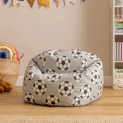 The Range Kids Bean Bag Chair, Childrens Beanbag for Girls and Boys - Football