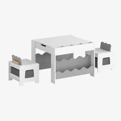 The Range Wooden Kids Table and Chairs Set
