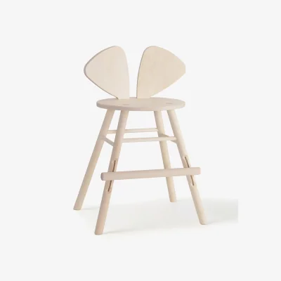 Westwing Kids Oak Wood High Chair Mouse Junior