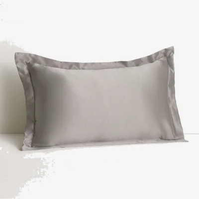 Amara Sheridan Silk Tailored Pillowcase - Storm