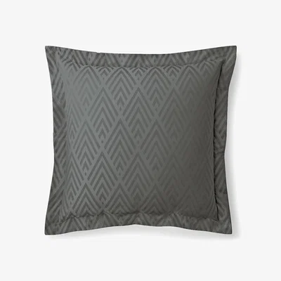 Amara Penthouse Clay Oxford Pillowcase - Charcoal