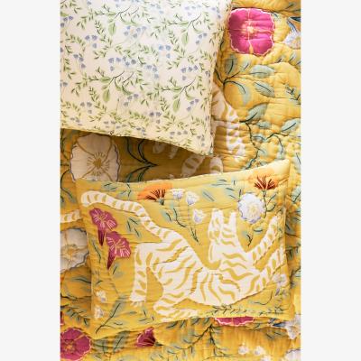 Anthropologie Xenia Cotton Tiger Printed Pillowcases, Set of 2