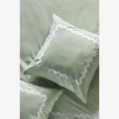 Anthropologie Maeve Scallop Square Pillowcase
