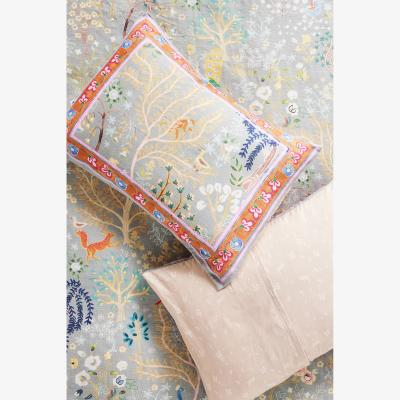 Anthropologie The Printed Cotton-Slub Pillowcases, Set of 2