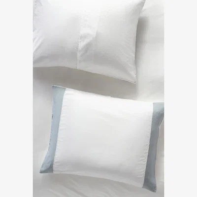 Anthropologie Fatine Cotton-Linen Pillowcases, Set of 2