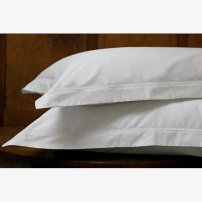 And So To Bed Cross Stitch Oxford Pillowcase Pair