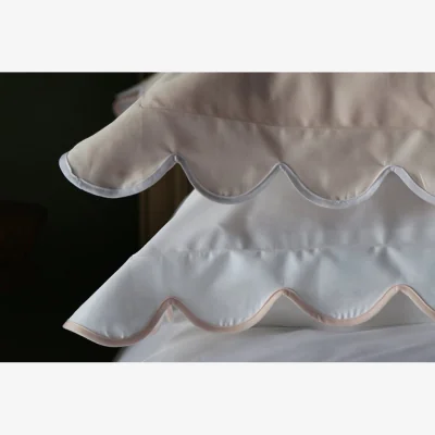 And So To Bed Scallop Oxford Pillowcase Pair