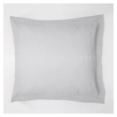 The Conran Shop Linen Oxford Pillowcase Blue Grey