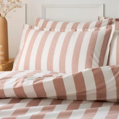 Dunelm Beatrice Woven Stripe 100% Cotton Oxford Pillowcase
