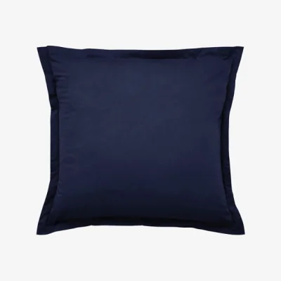 Dunelm Pure Cotton Continental Square Pillowcase Luxe Navy