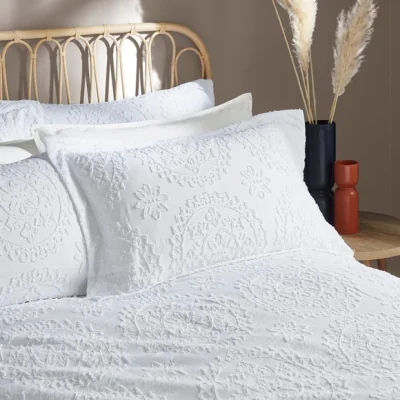 Dunelm Mandala Oxford Pillowcase White