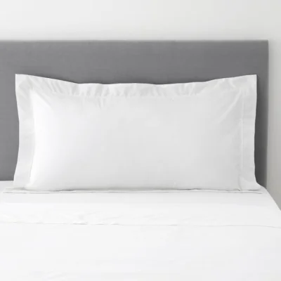 Dunelm Dorma 400 Thread Count Oxford Pillowcase White