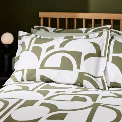 Dunelm Brixton Modern Polycotton Oxford Pillowcase