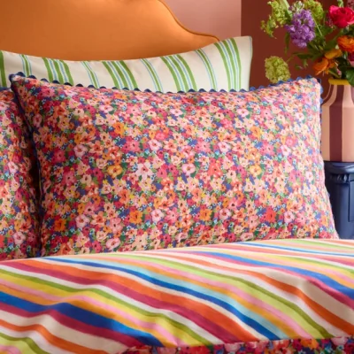 Dunelm Sophie Robinson Darling Ditsy 100% Cotton Standard Pillowcase Pair