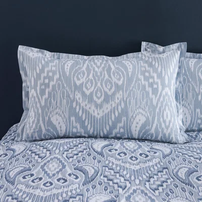 Dunelm Global Ikat Cotton Oxford Pillowcase