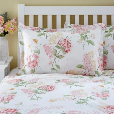 Dunelm Wild Hydrangea Polycotton Oxford Pillowcase