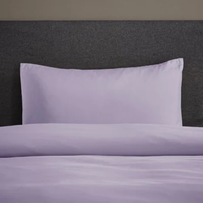 Dunelm Fogarty Soft Touch Housewife Pillowcase Pair Mauve