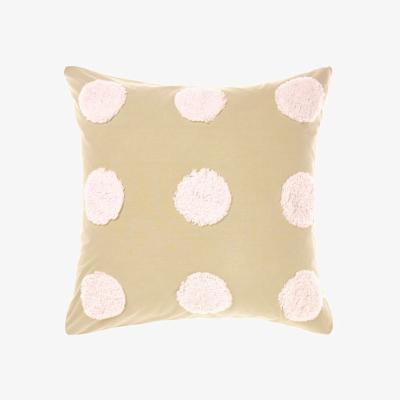 Dunelm Haze Pink and Sand 100% Cotton Continental Pillowcase Pink