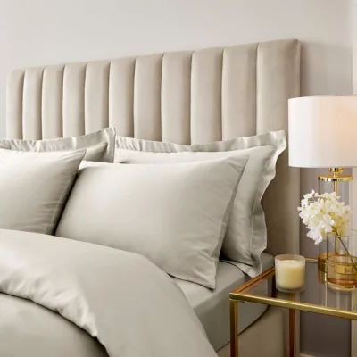 Dunelm Soft & Silky Standard Pillowcase Pair Natural