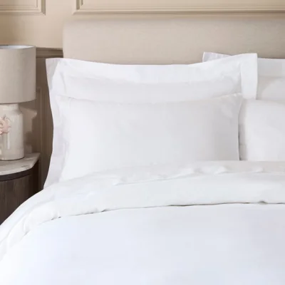 Dunelm Dorma Egyptian Cotton Sateen 800 Thread Count Standard Pillowcase White